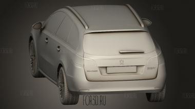 Peugeot 508 sw 2011 3d stl модель для ЧПУ