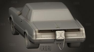 Pontiac Gto Turbo Freak 3d stl модель для ЧПУ