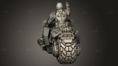 Прокурор на велосипеде 3d stl модель для ЧПУ