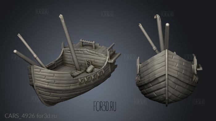 Ship stl model for CNC