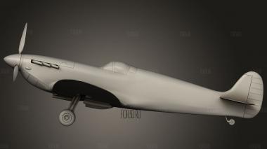 Морской Спитфайр MK 3d stl модель для ЧПУ