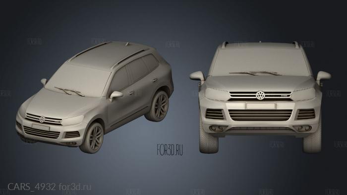 Touareg hybrid 2011 stl model for CNC