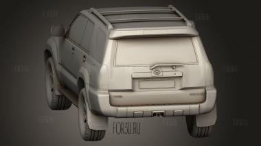 Toyota Runner Mk 3d stl модель для ЧПУ
