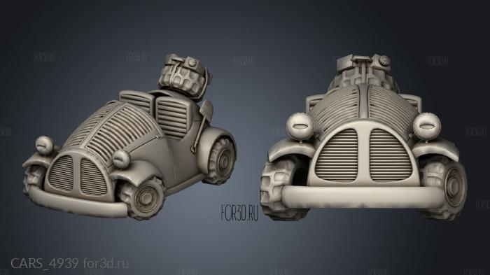 Vehicle stl model for CNC