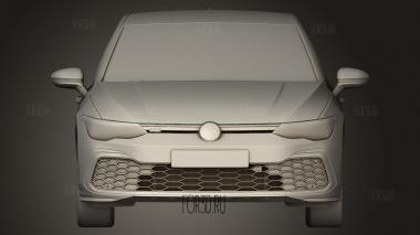 Volkswagen Golf GT Edoor 3d stl модель для ЧПУ