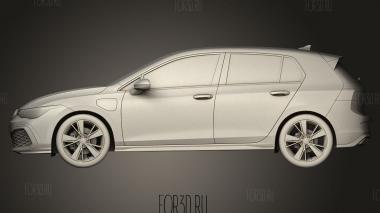 Volkswagen Golf GT Edoor 3d stl модель для ЧПУ