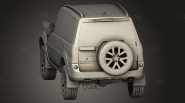 Mitsubishi Pajero TR 3d stl модель для ЧПУ