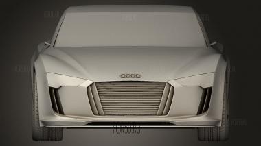 Audi e tron 2010 3d stl модель для ЧПУ