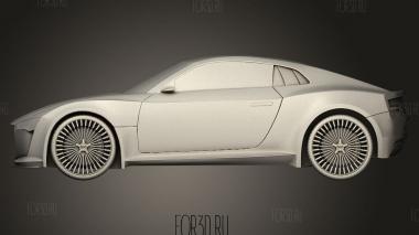 Audi e tron 2010 3d stl модель для ЧПУ