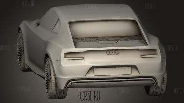 Audi e tron 2010 3d stl модель для ЧПУ