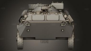Бтр 3d stl модель для ЧПУ