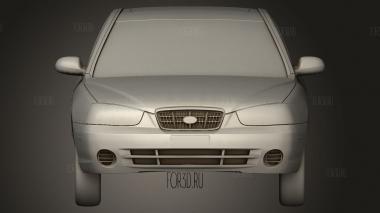 Hyund avante 2001 хендай аванте 2001 3d stl модель для ЧПУ