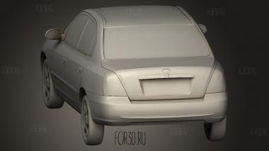 Hyund avante 2001 хендай аванте 2001 3d stl модель для ЧПУ