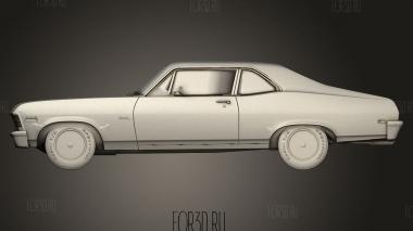 Шевроле ва 1969 3d stl модель для ЧПУ