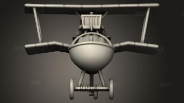 Подлый Неуклюжий Самолет 3d stl модель для ЧПУ