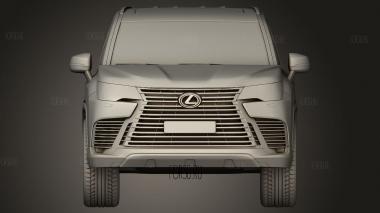 Lexus LX 600 3d stl модель для ЧПУ