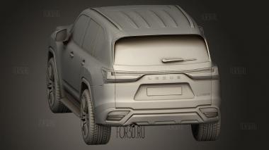 Lexus LX 600 3d stl модель для ЧПУ