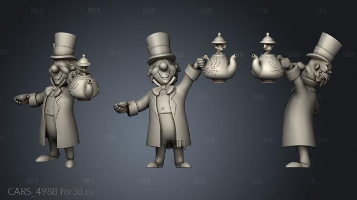 mad hatter stl model for CNC