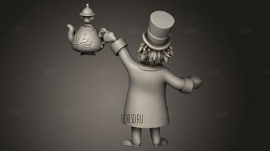 Безумный шляпник 3d stl модель для ЧПУ