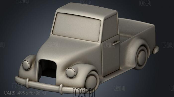 Toy Car stl model for CNC