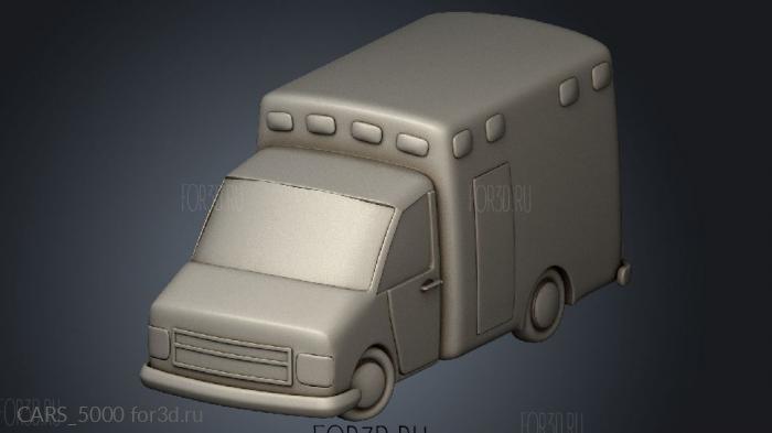 Toy Car stl model for CNC