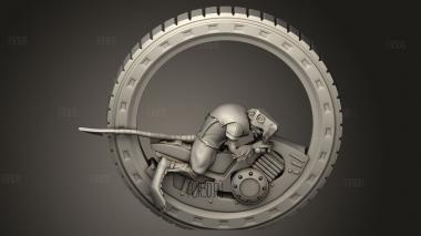 Велосипедный Разрез 3d stl модель для ЧПУ