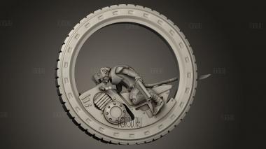 Велосипедный Разрез 3d stl модель для ЧПУ