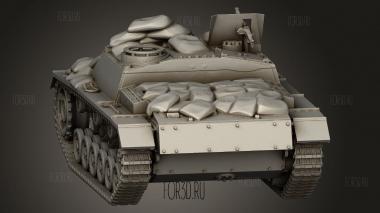 Канон В Stug 3d stl модель для ЧПУ