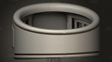 Кольцо со Львом 3d stl модель для ЧПУ
