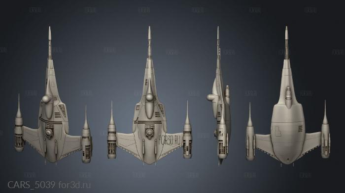 CARS_5039 stl model for CNC