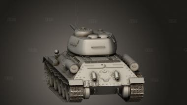 Советский Танк 3d stl модель для ЧПУ