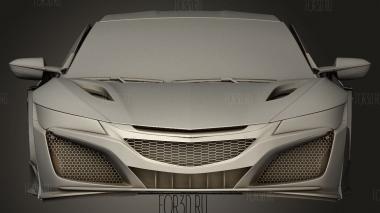 Acura NSX Mk2 2016 3d stl модель для ЧПУ