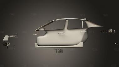 Acura Mk3f UA7 2007 3d stl модель для ЧПУ