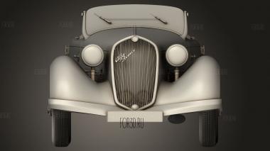 Alfa Romeo 6C 2300 S Touring Пескара Спайдер 1935 3d stl модель для ЧПУ