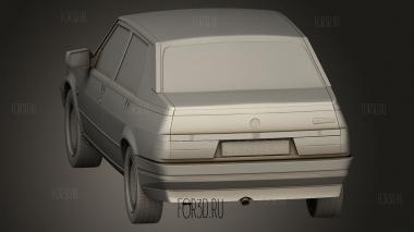 Альфа Ромео 75 162B 1985 3d stl модель для ЧПУ