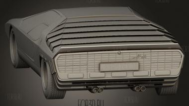 Концепт Alfa Romeo Carabo 1968 3d stl модель для ЧПУ