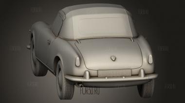 Альфа Ромео Джульетта Mk1 750 спайдер 1955 3d stl модель для ЧПУ