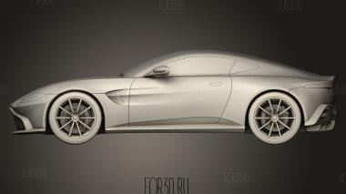 Aston Martin Vantage 2019 3d stl модель для ЧПУ