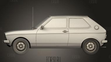 Ауди 50 1974 3d stl модель для ЧПУ