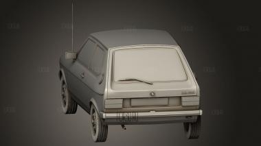 Ауди 50 1974 3d stl модель для ЧПУ