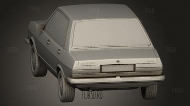 Audi 80 B1 1976 3d stl модель для ЧПУ