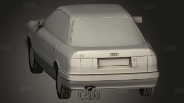 Audi 80 B4 1991 3d stl модель для ЧПУ