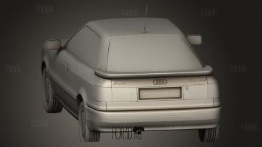Audi Coupe Mk2 8 B 1988 3d stl модель для ЧПУ