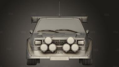 Audi Quattro Sport S1 1985 3d stl модель для ЧПУ