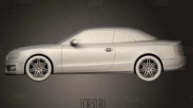 Audi S5 с откидным верхом 2010 3d stl модель для ЧПУ
