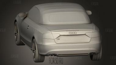 Audi S5 с откидным верхом 2010 3d stl модель для ЧПУ