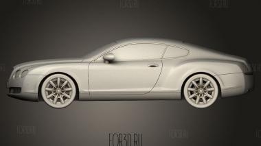 Bentley Continental GT 3d stl модель для ЧПУ