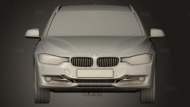 BMW 3 Touring 2013 f31 3d stl модель для ЧПУ