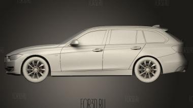 BMW 3 Touring 2013 f31 3d stl модель для ЧПУ