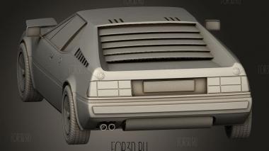 BMW M1 1979 3d stl модель для ЧПУ